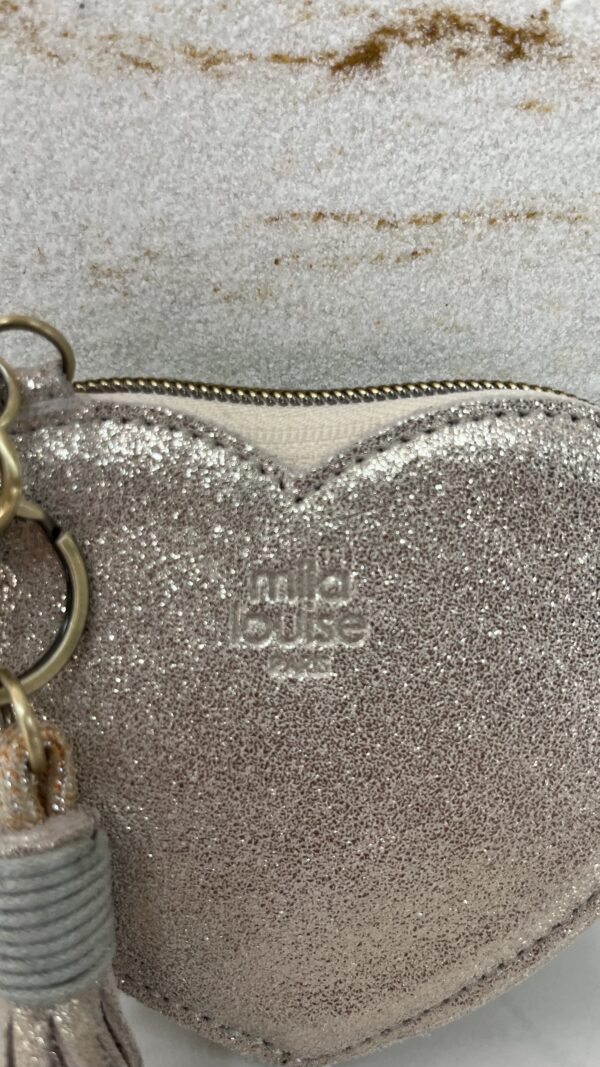 Porte-Monnaie et Porte-Clés amour Mila Louise latte