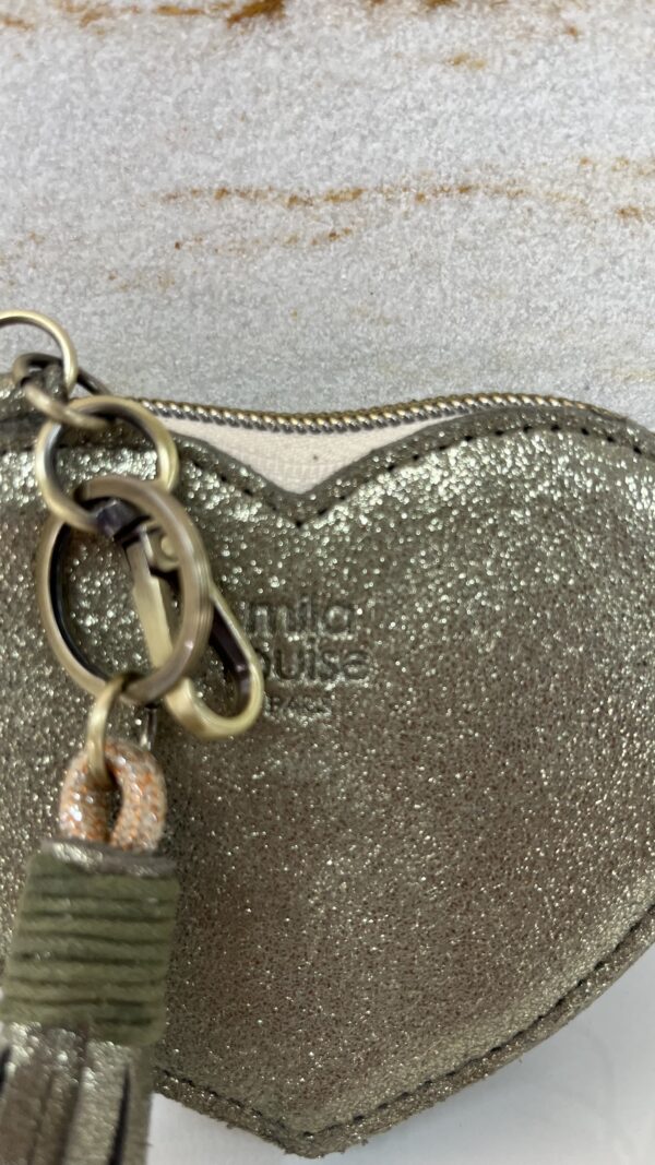 Porte-Monnaie et Porte-Clés amour Mila Louise oyster