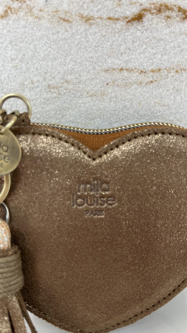 Porte-Monnaie et Porte-Clés amour Mila Louise bronze