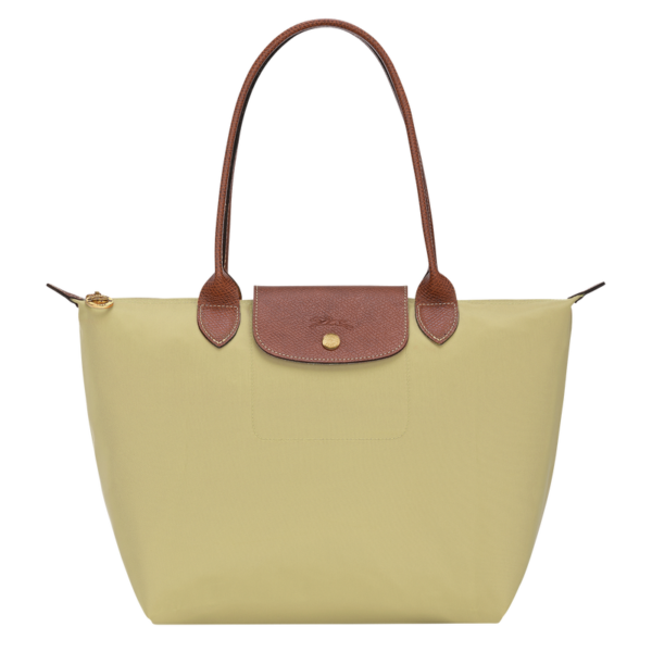 Sac cabas M Le Pliage Original Longchamp papier pistache