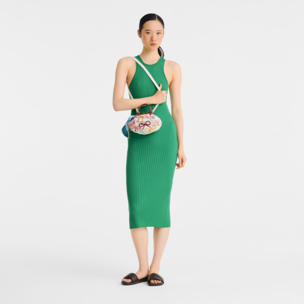 Sac filet XS Le Pliage Collection Longchamp Toile raphia écru