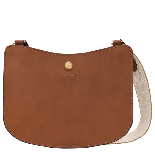Sac bandoulière Longchamp S Epure Cuir cognac