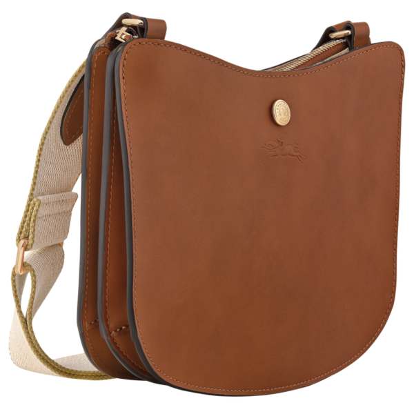 Sac bandoulière Longchamp S Epure Cuir cognac