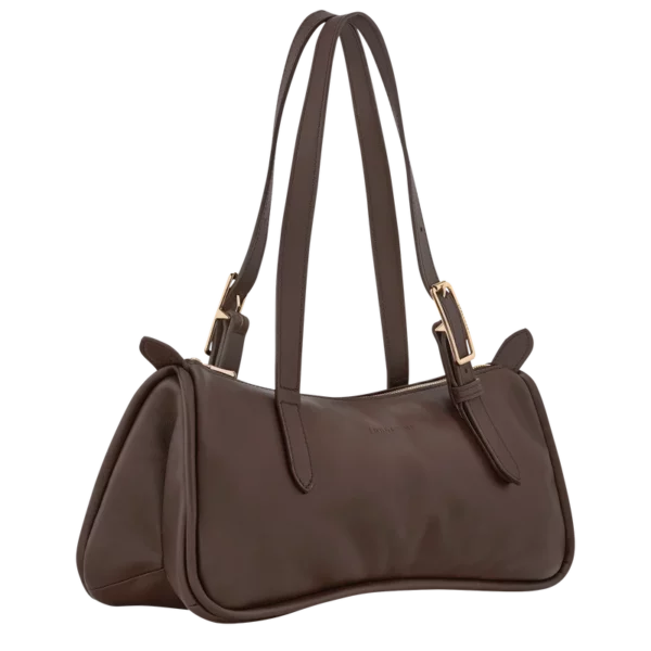Sac porté épaule L Looong - Longchamp - moka