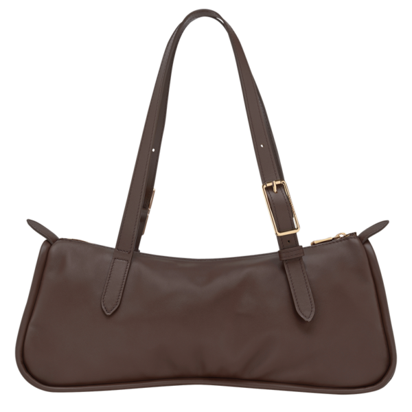 Sac porté épaule L Looong - Longchamp - moka