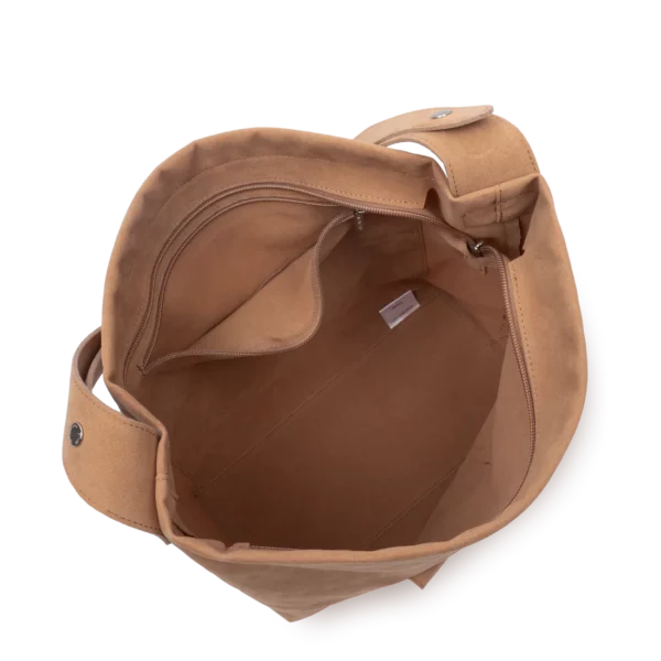 Sac seau suédine KBA Lancaster - moka