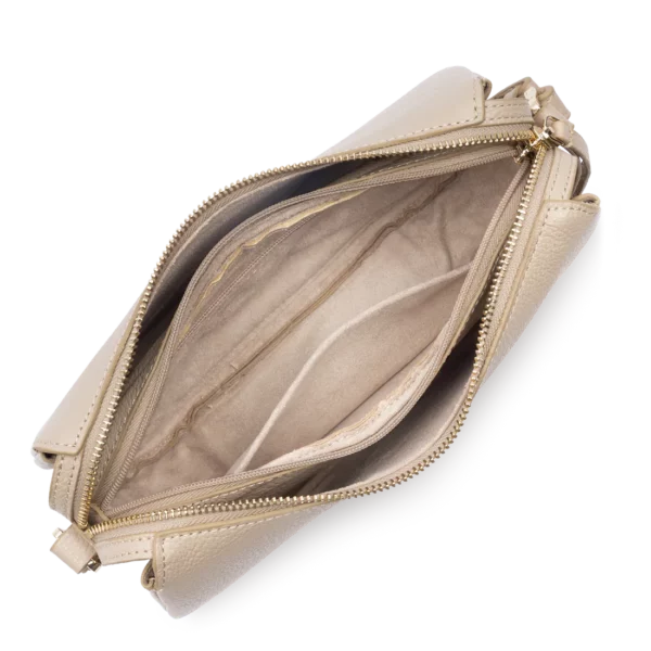 Petit sac besace Dune Lancaster beige foncé