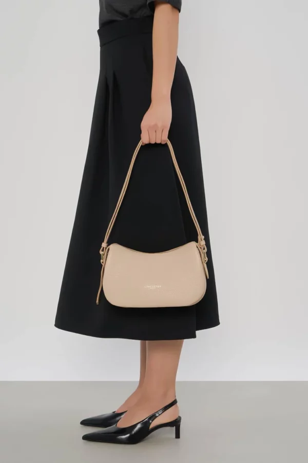 Petit sac besace Dune Lancaster beige foncé