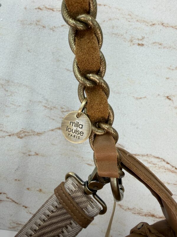 Sac besace Rubina C cuir Mila Louise bronze fossil