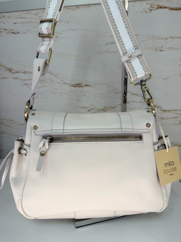 Sac besace bandoulière Tess C1 Mila Louise latte