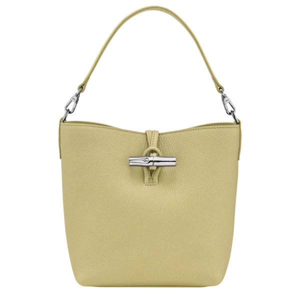Sac seau XS Le Roseau Cuir - Longchamp - pistache