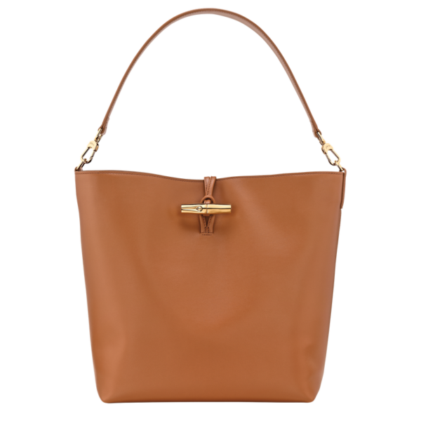 Sac porté épaule M Roseau Longchamp - cajou