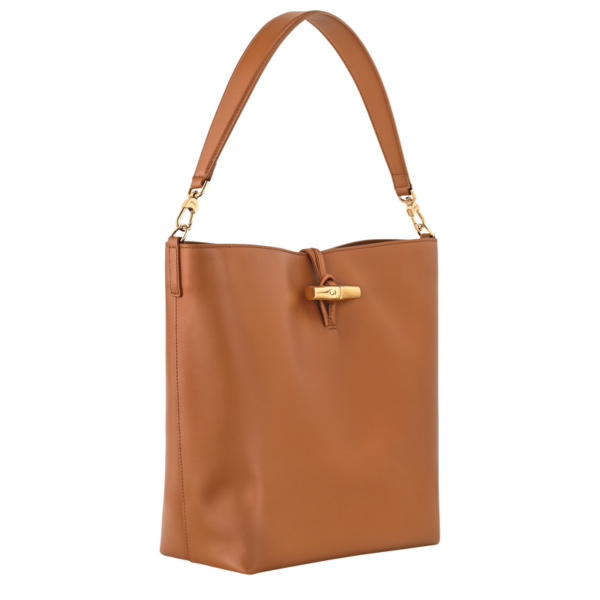 Sac porté épaule M Roseau Longchamp - cajou