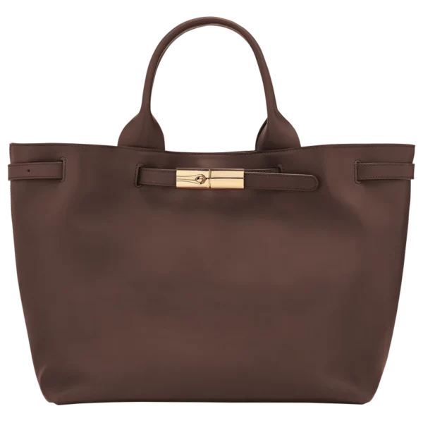 Sac cabas L Le Smart cuir - Longchamp - moka