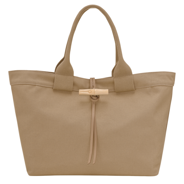 Sac cabas L Roseau toile - Longchamp - Désert