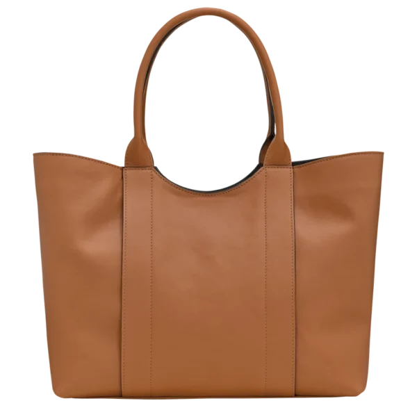 Sac porté épaule L Longchamp 3D cuir - naturel
