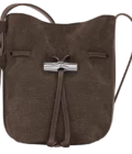 Sac seau S Le Roseau cuir - Longchamp - moka