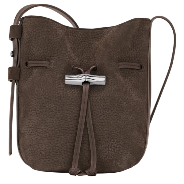 Sac seau S Le Roseau cuir - Longchamp - moka