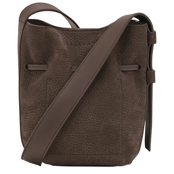 Sac seau S Le Roseau cuir - Longchamp - moka
