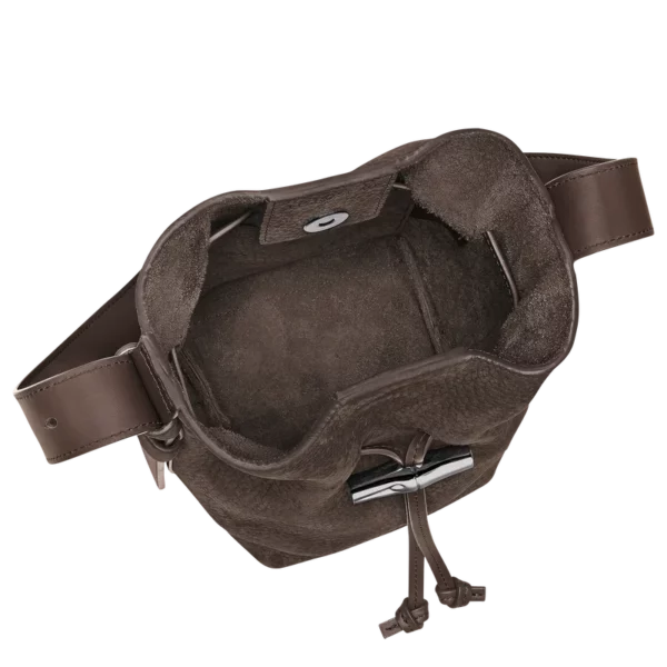 Sac seau S Le Roseau cuir - Longchamp - moka