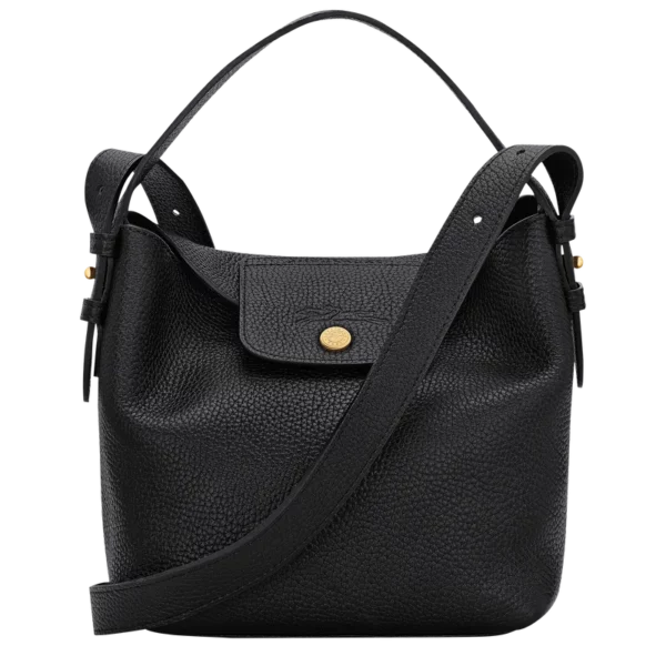 Sac seau S Le Cadence Cuir - Longchamp - noir