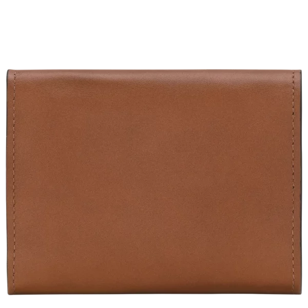 Portefeuille compact Epure Longchamp cognac
