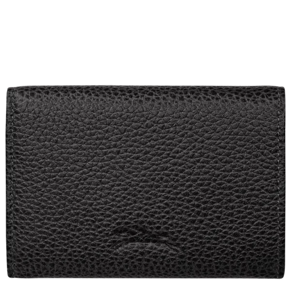 Portefeuille compact Le Foulonné Longchamp noir