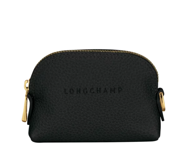 Porte-monnaie Le Foulonné Longchamp noir