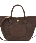 Sac bandoulière XS Le Panier Pliage Longchamp - moka