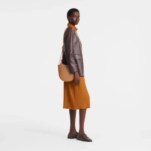 Sac bandoulière S Foulonné - Longchamp - pécan