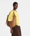 Sac cabas XL Le Foulonné Longchamp pécan