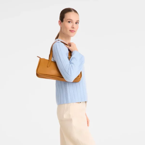 Sac porté épaule L Looong - Longchamp - caramel