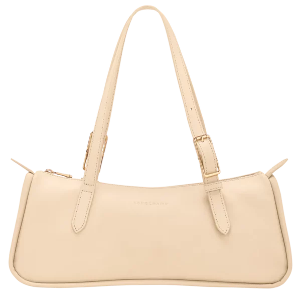 Sac porté épaule L Looong - Longchamp - vanille