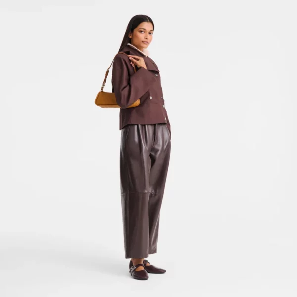Sac porté épaule M Looong - Longchamp - caramel