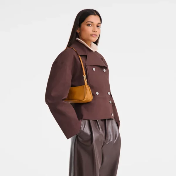 Sac porté épaule M Looong - Longchamp - caramel