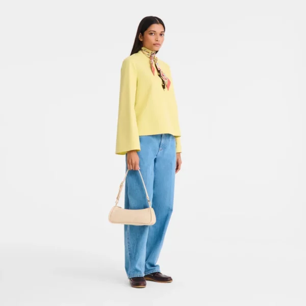 Sac porté épaule M Looong - Longchamp - vanille