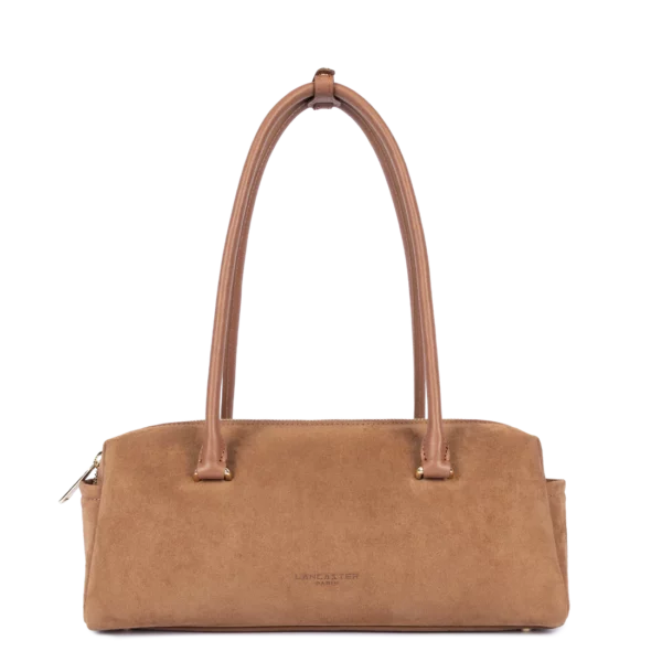 Sac rectangle suède Lancaster camel