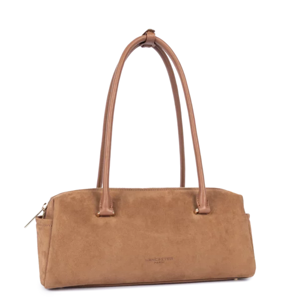 Sac rectangle suède Lancaster camel