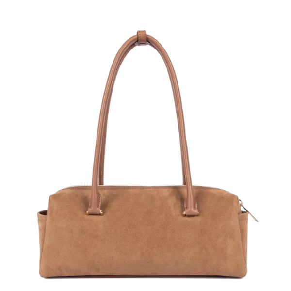 Sac rectangle suède Lancaster camel