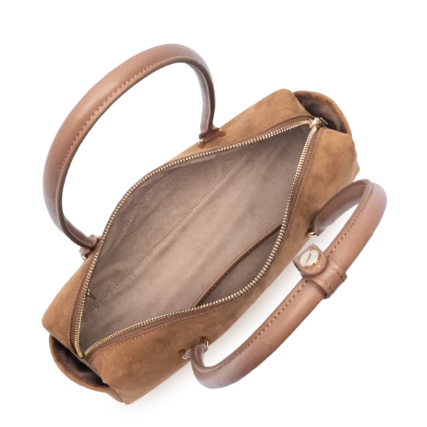 Sac rectangle suède Lancaster camel
