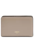 Portefeuille rectangulaire compact zippe galet ORIGAMI Lancel