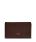 Portefeuille rectangulaire compact zippe noix de coco ORIGAMI Lancel