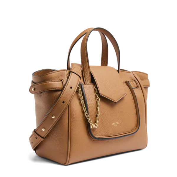 Sac à main Théa S cuir Lancel - camel