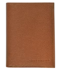 Portefeuille homme Foulonné cuir Longchamp caramel