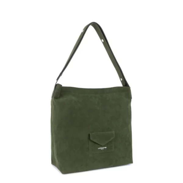 Sac seau suédine KBA Lancaster - kaki foncé