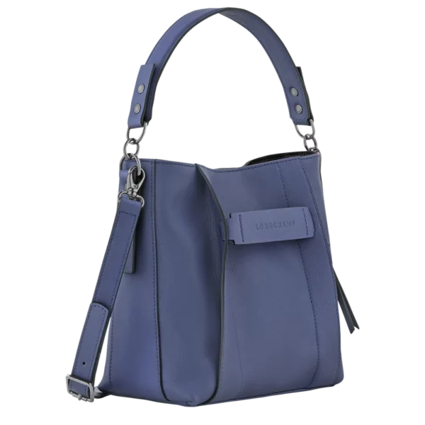 Sac bandoulière S Longchamp 3D cuir - chardon