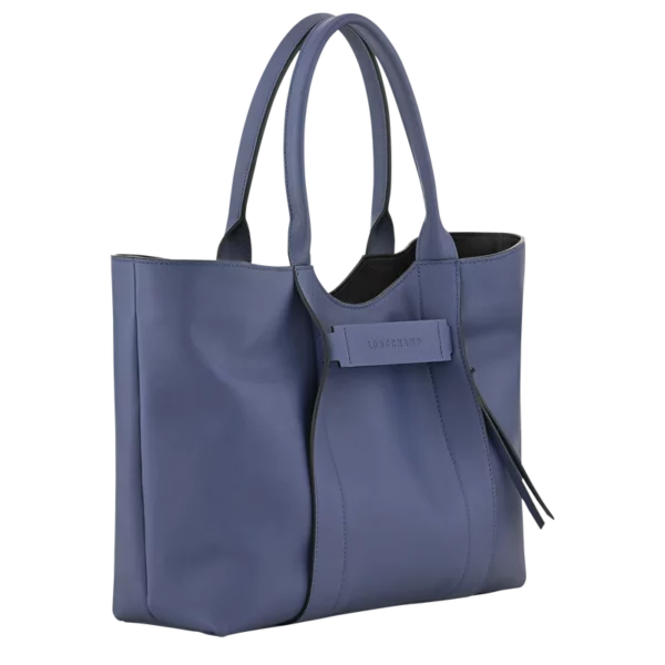 sac cabas longchamp bleu 3D