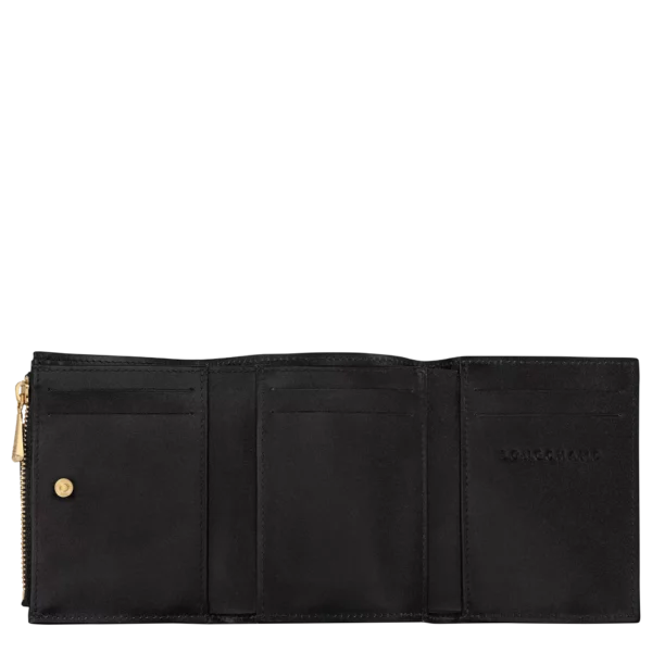 Portefeuille compact Epure Longchamp noir