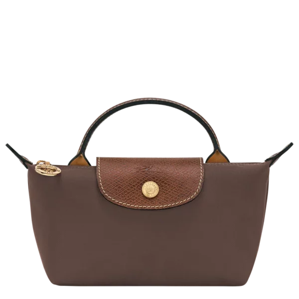 Trousse cosmétique avec poignée Le Pliage Original - moka