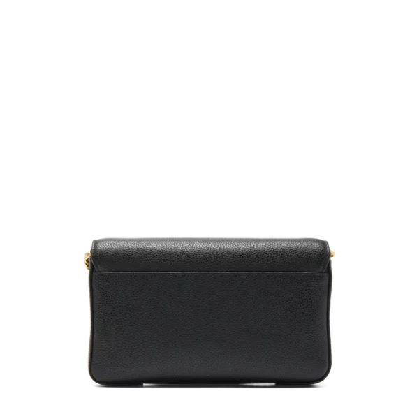 Pochette avec chaine et porte-cartes Envelopppe de Lancel noir